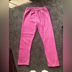 Pink flare sweatpants